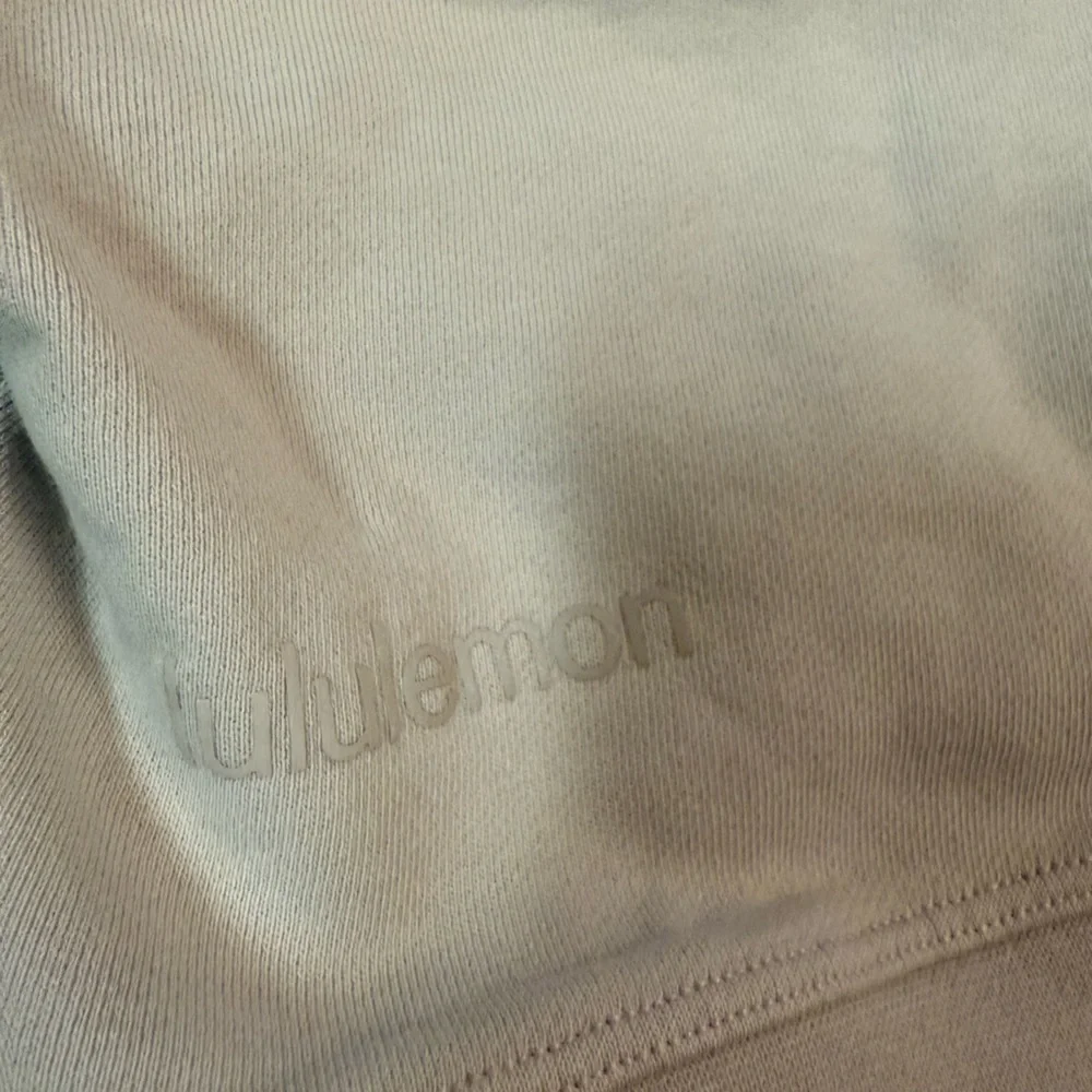 LuluLemon Perfectly Oversized Cropped Crew French Terry In White Opal Size Small - Picture 9 of 9